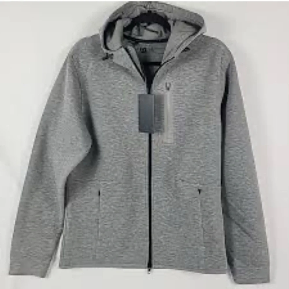 Men's Classic Gray Hooded Jacket